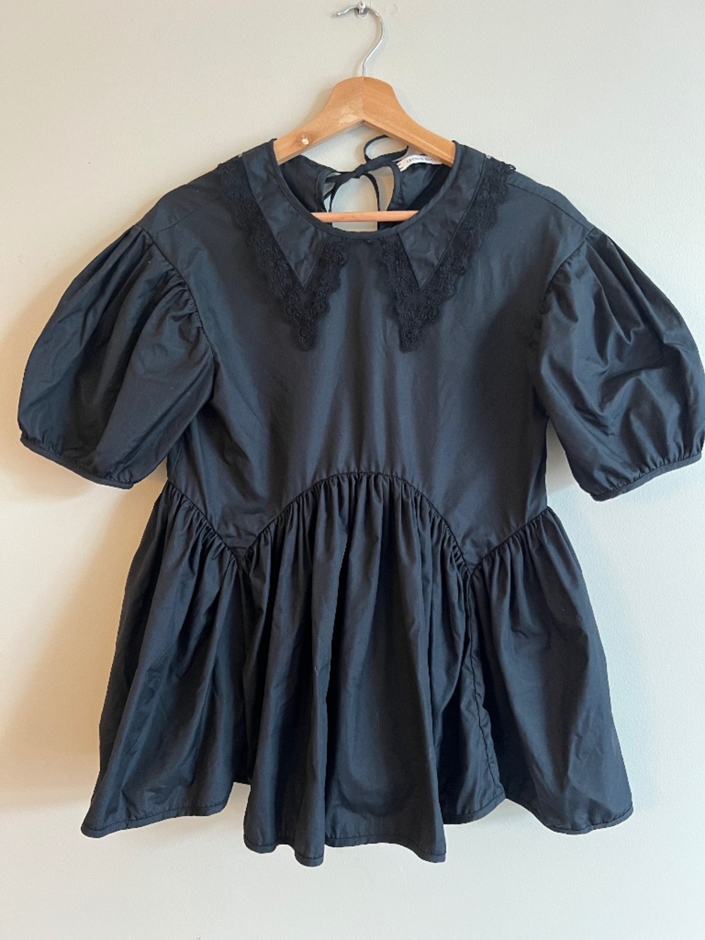 Cecilie Bahnsen Black Blouse – Size 6